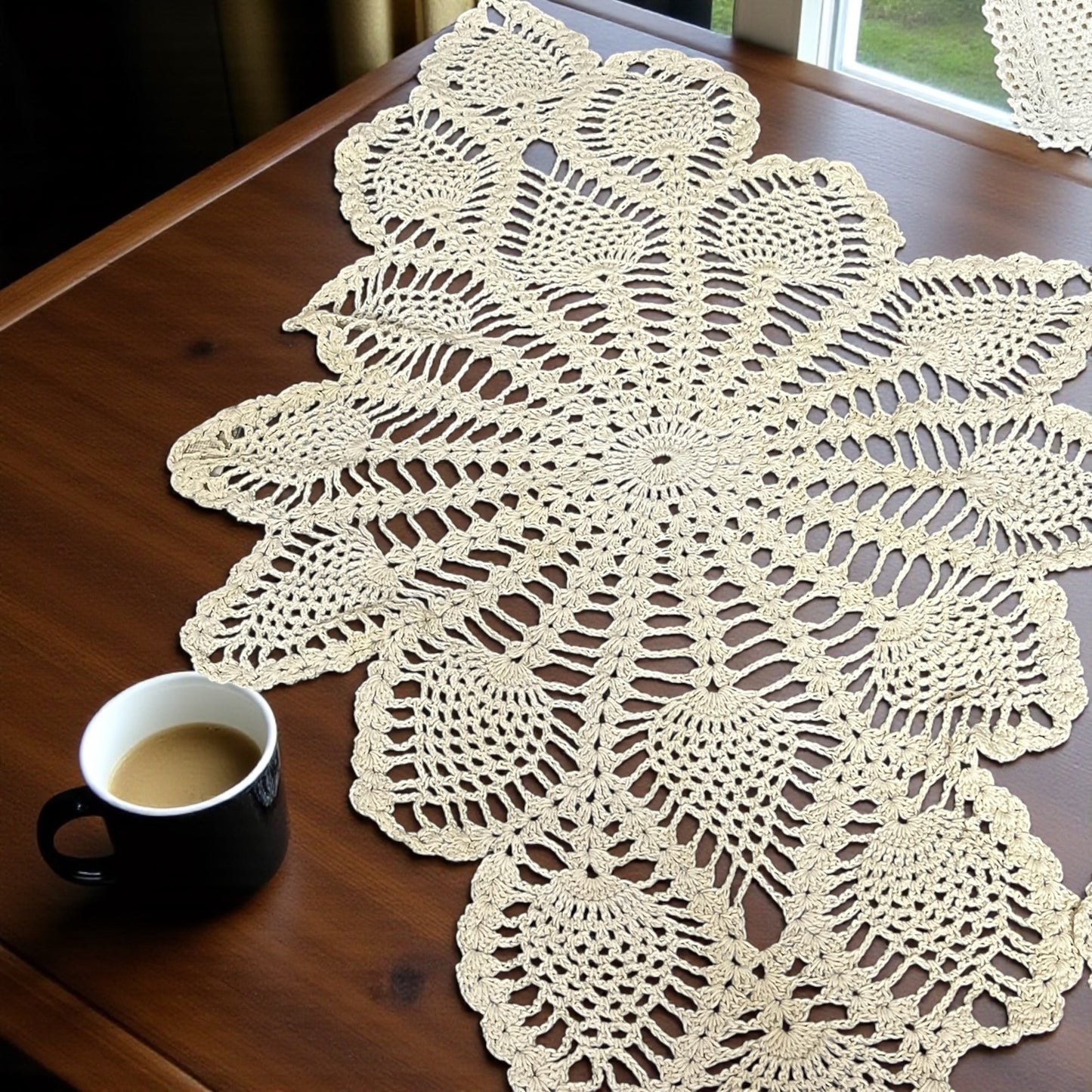 Crochet table Runner