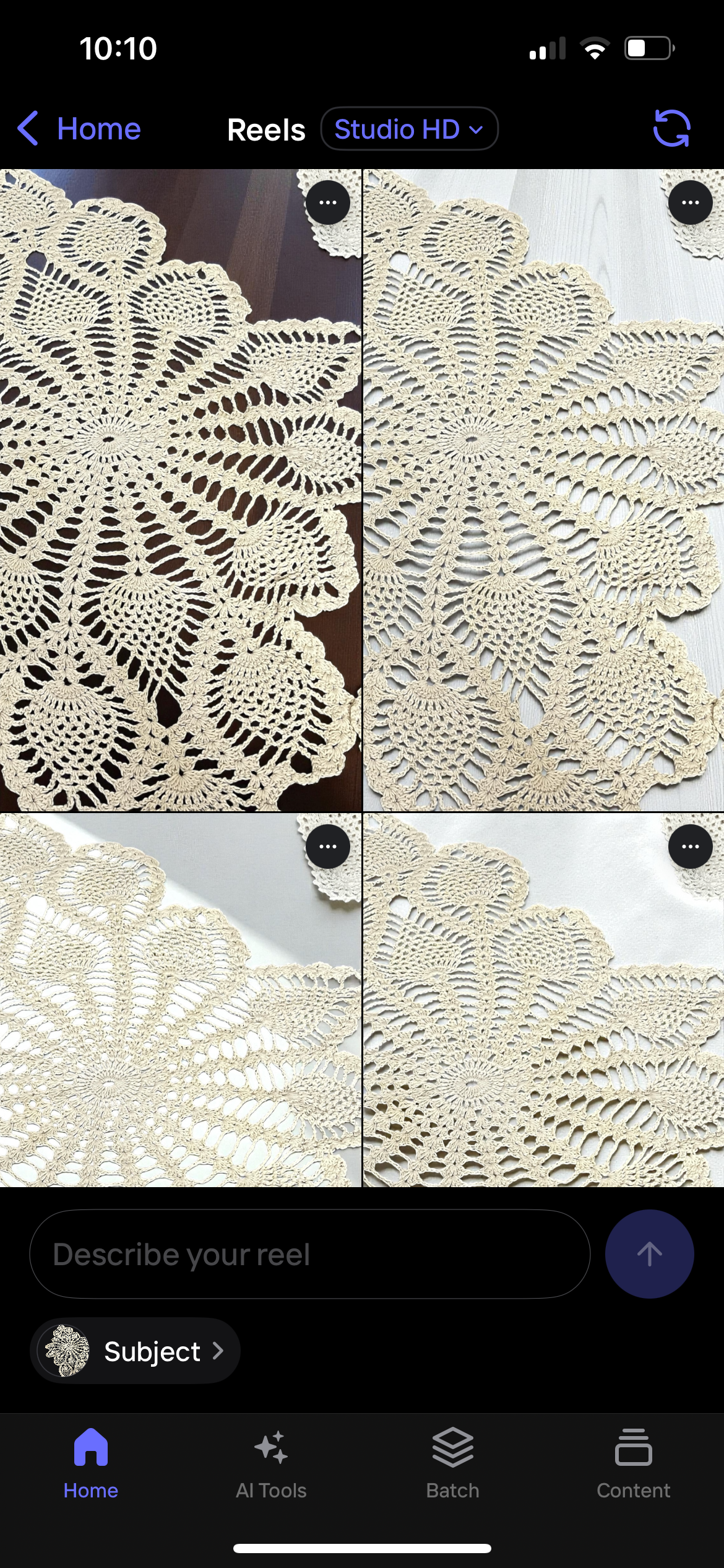 Crochet table Runner