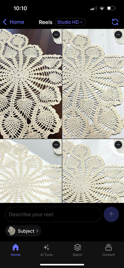 Crochet table Runner